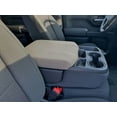 thumbnail image 1 of Auto Console Covers Neoprene Center Console Armrest Lid Cover for GMC Sierra 2020-2025 Waterproof Beige, 1 of 3
