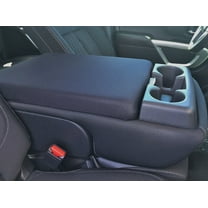 Auto Console Covers- Fits the Nissan Titan 2010-2024 ( with 40/20/40 6 passenger seating) Center Console Armrest Cover Waterproof Neoprene Fabric (Black)