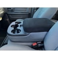 thumbnail image 1 of Auto Console Covers- Fits the Ram 1500, 2500, 3500 2012-2022 (middle seat console 40/20/40 front seat configuration) Center Console Armrest Cover Fleece (Black), 1 of 3