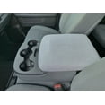 thumbnail image 1 of Auto Console Covers- Fits the Ram 1500, 2500, 3500 2012-2022 (middle seat console 40/20/40 front seat configuration) Center Console Armrest Cover Fleece - Lt Gray, 1 of 3