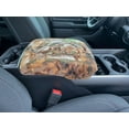 thumbnail image 1 of Auto Console Covers- Center Console Armrest Cover Fits Ram 1500, 2500, 3500 2019-2026 (All Makes and Models with 5 passenger seating)  Fleece - Real Tree Hidden, 1 of 3