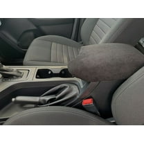 Auto Console Covers- Fits the 2019-2023 Ford Ranger. Center Console Armrest Lid Cover Fleece Fabric (Black)