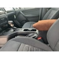 thumbnail image 1 of Auto Console Covers- Fits the 2019-2023 Ford Ranger. Center Console Armrest Lid Cover Fleece Fabric (Brown), 1 of 3