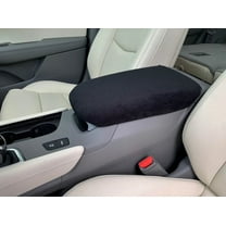 Auto Console Covers -Center Console Armrest Cover Fits Cadillac XT5 2017-2025 Anti-Pill Fleece Fabric - Black
