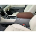thumbnail image 1 of Auto Console Covers -Center Console Armrest Cover Fits Cadillac XT6 2020-2025 Anti-Pill Fleece Fabric- Brown, 1 of 5