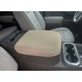 thumbnail image 1 of Auto Console Covers Center Console Cover for Chevy Suburban 2021-2025, Protected with an Anti-Pill Fleece Fabric-Tan, 1 of 5