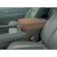 thumbnail image 1 of Auto Console Covers- Fits the Chevy Tahoe 2021-2024 Center Console Cover Fleece Fabric- Brown, 1 of 2
