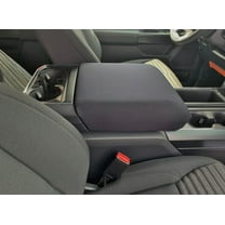 Auto Console Covers- Fits the Ford F-150 2021-2024 Center Console Armrest Cover Waterproof Neoprene Fabric (Black)