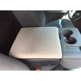 thumbnail image 1 of Auto Console Covers- Fits the Ford F-250 Super Duty 2017-2022 (6 Passenger Trucks ONLY) Center Console Armrest Cover Fleece - Taupe, 1 of 2