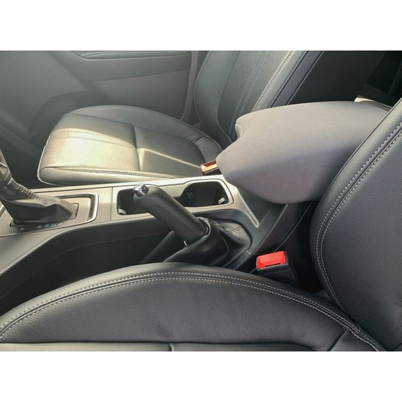 Auto Console Covers- Fits the Ford Ranger 2019-2023 Center Console Armrest Lid Cover Waterproof Neoprene Fabric (Gray)