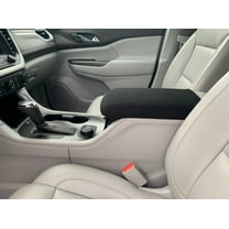 Auto Console Covers- Fits the GMC Acadia 2018-2023. Center Console Armrest Cover Fleece Fabric - Black
