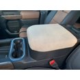 thumbnail image 1 of Auto Console Covers- Fits the GMC Sierra (All Models & Trim with Bucket seats) 2019-2024 Center Console Cover Fleece-Taupe, 1 of 1