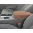 thumbnail image 1 of Auto Console Covers- Fits the Hyundai Sonata 2015-2019. Center Console Armrest Cover Fleece Fabric - Brown, 1 of 3