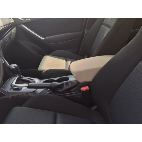 Auto Console Covers- Fits the Mazda CX5 2013-2015 Center Console Armrest Cover Waterproof Neoprene Fabric - Tan