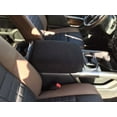 thumbnail image 1 of Auto Console Covers- Fits the Nissan Titan 2016-2024 (5 passenger with front bucket Seats) Center Console Armrest Cover Fleece Fabric- Black, 1 of 5