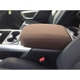 thumbnail image 1 of Auto Console Covers- Fits the Nissan Titan 2016-2024 ( with 5 passenger seating) Center Console Armrest Cover Waterproof Neoprene Fabric (Brown), 1 of 3