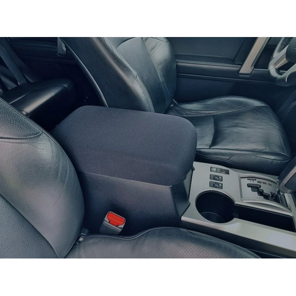 Auto Console Covers- Fits the Toyota 4Runner 2015-2023 Center Console Armrest Cover Waterproof Neoprene Fabric- Black