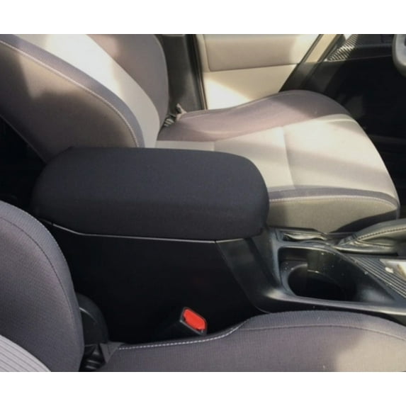 Auto Console Covers- Fits the Toyota RAV4 2014-2018 Center Console Armrest Cover Waterproof Neoprene Fabric - Black