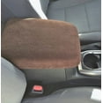 thumbnail image 1 of Auto Console Covers-Center Console Armrest Cover Fits Toyota Tacoma 2016-2025 Anti-Pill Fleece- Brown, 1 of 6
