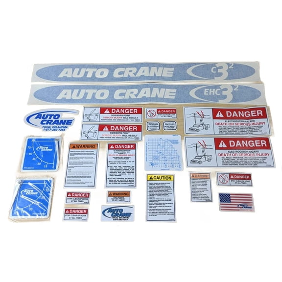 Auto Crane 320988004, Decal Kit
