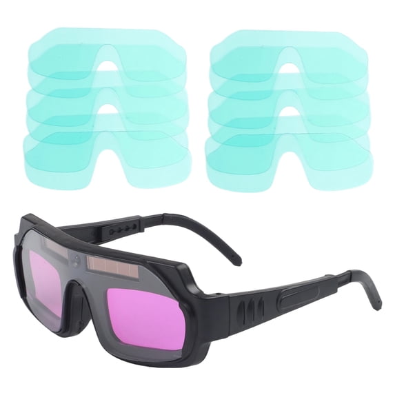 Auto Darkening Welding Goggles with Scratch-Resistant Lens, Solar ...