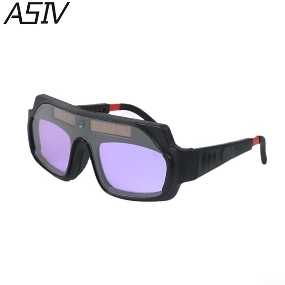 Auto Darkening Welding Goggles with Solar Powered Lens - Scratch Resistant Eye Protection for Electric Welding, Arc Welding & Grinding