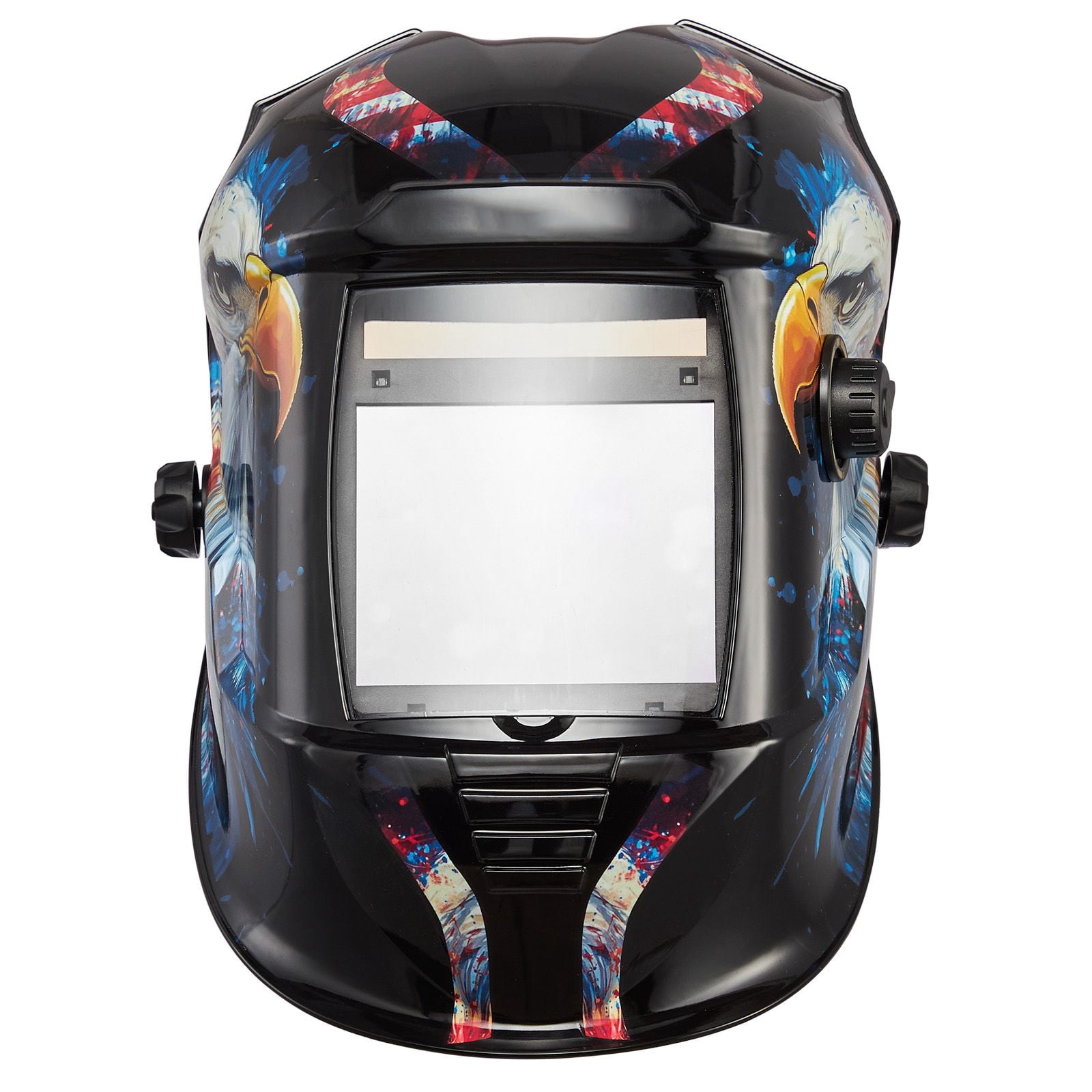 Auto Darkening Welding Helmet, 3.94x3.15 Inch Large True Color Screen, 4 Arc Sensors, 1/20000s Response, DIN 4/5-9/9-13 Adjustable, Solar Powered