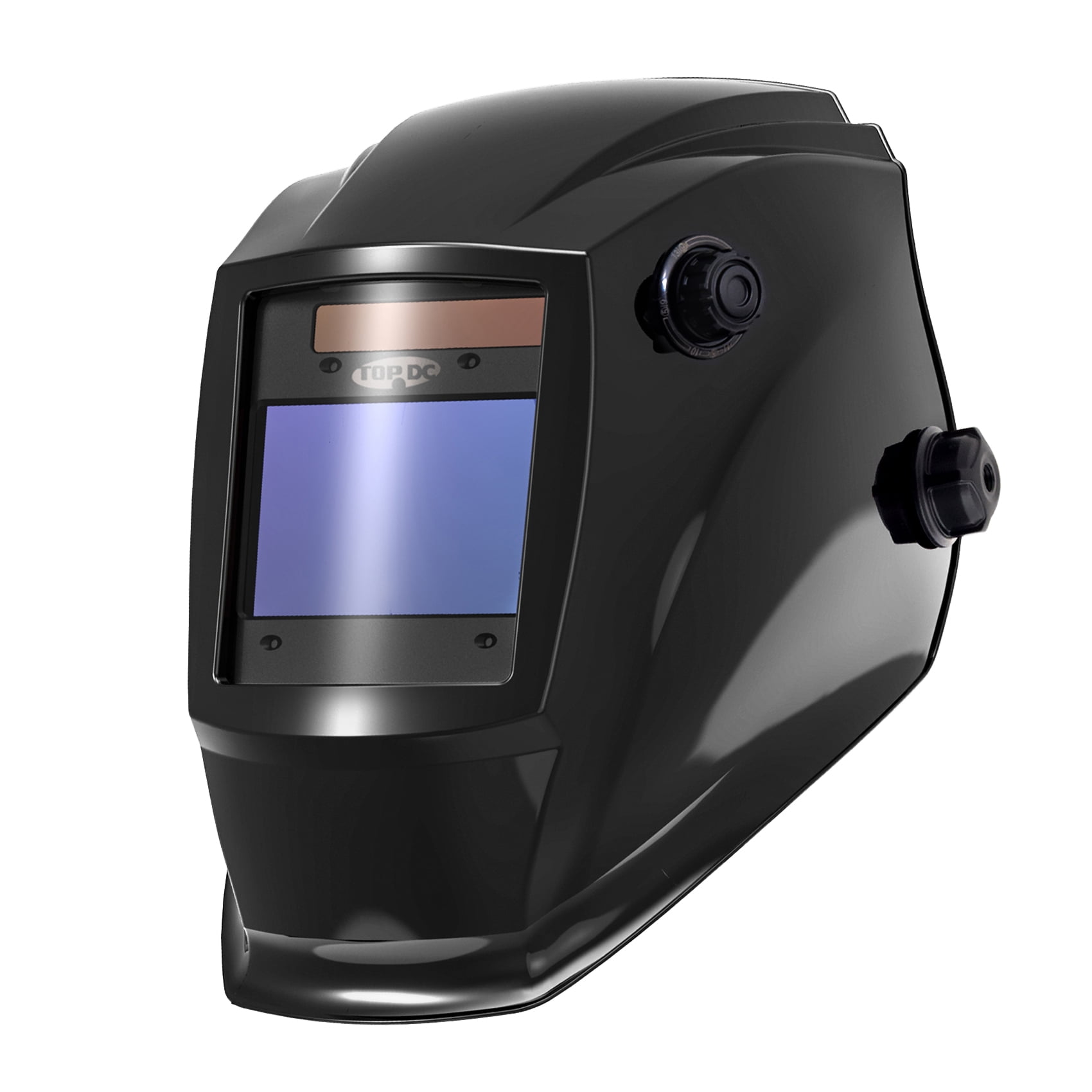 Auto Darkening Welding Helmet, Large 3.94" x 2.64" Viewing Screen, True Color, 4 Arc Sensors, Solar & Battery Powered Weld Hood, DIN 4/5-9/9-13 for MIG TIG ARC