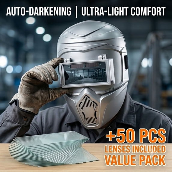 TMWEFUSC Auto Darkening Welding Helmet, 10.24