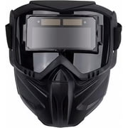 Auto Darkening Welding Helmet with True Color Large Viewing Screen, 0.1ms Fast Darkening UV/IR Protection, Adjustable Headband & Breathable Vent System for TIG MIG ARC Welding & Grinding