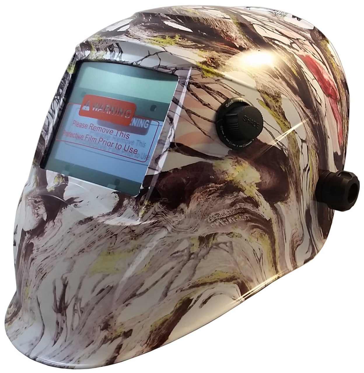 Auto Darkening Welding Hoods - American Camo Hydro Graphic Pattern
