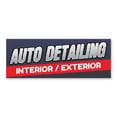 thumbnail image 1 of Auto Detailing 12" x 4.5" Decal | Advertise Your Business | All Weather Can Apply To Any Surface | Car Wash Detailer Auto Shop Truck | Made in The USA, 1 of 3