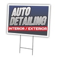 thumbnail image 1 of Auto Detailing 18" X 24" Yard Sign & Stake | Advertise Your Business | Stake Included Double Sided Image | Made in The USA, 1 of 3