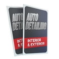 thumbnail image 1 of Auto Detailing (2-PACK) 24" x 36" Plastic Signs | Sign Insert 4mm Corrugated Plastic Signs Storefront Window Poster, 1 of 2
