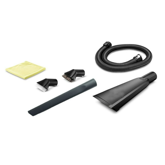 Auto Detailing Accessories 1.5 Meter Extension Hose Car Interior Cleaning Set Easy Access Nozzle Microfiber Polishing Cloth