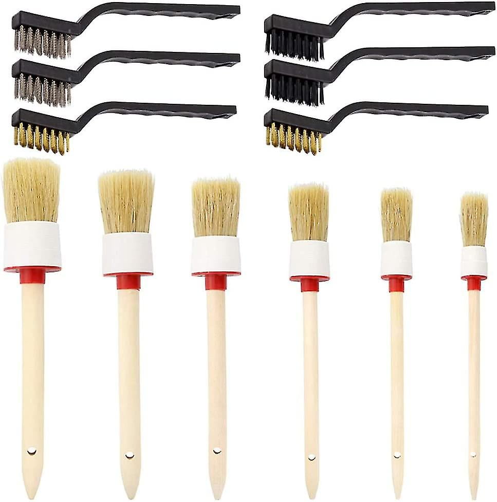 Auto Detailing Brush Set, 12 Packs Master Detailing Brush For Cleaning