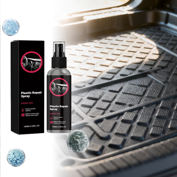 Auto Detailing Solution, Multisurface Cleaner, Plastic Repair Kit Alternative, Car Interior Cleaner, 100Ml Easy-To-Apply That Removes Dust, Grime and Light Stains from All Car