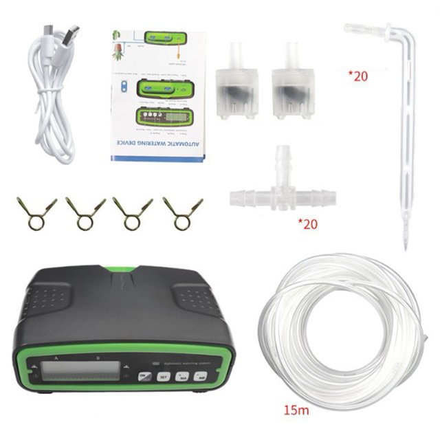 Auto Drip Irrigation Automatic Watering Water Timer 20 Potted Plants