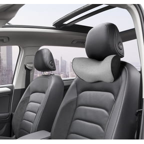 Auto Drive 1 Piece Memory Foam Car Head Support Polyester Gray - Universal Fit, 22CU15