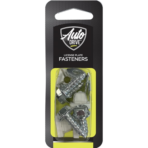 Auto Drive 12 Piece OEM Automotive License Plate Fasteners, 93370W