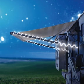 Auto Drive 16 feet Cool White Flexible LED Clear Mini Rope Lights for All RV Models, 1 Piece