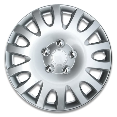 AUTO DRIVE 16 INCH SILVER ALLOY FINISH HUBCAP...