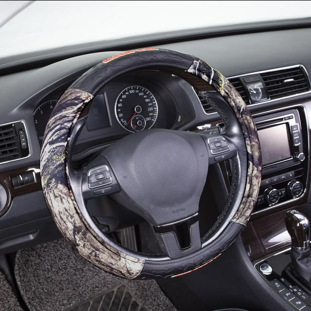 Auto Drive 1PC Heavy Duty Truck Steering Wheel Cover Mossy Oak Camo