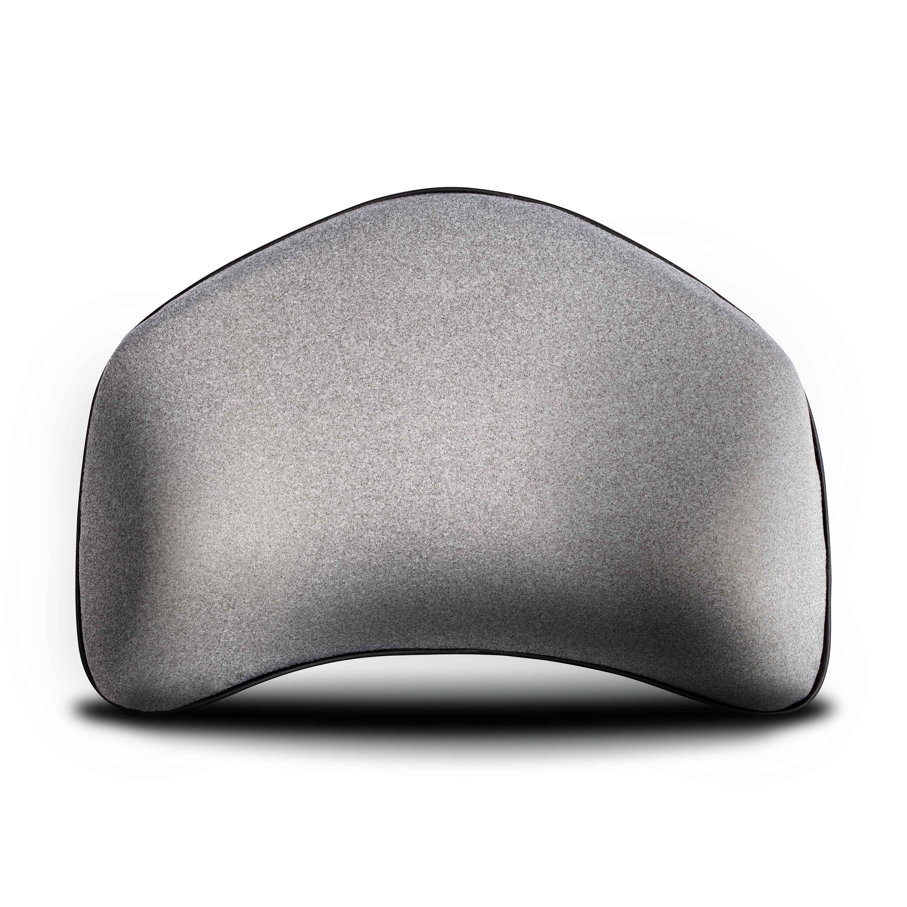 US Car Seat Lumbar Support Pillow Car Waist Pad Memory Foam Support Cushion  Gray