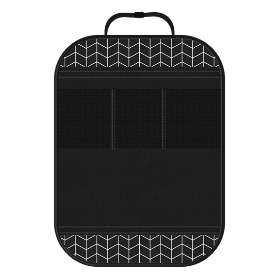 Auto Drive Premium Oxford Baby Kick Mat, Black, Universal Fit, 1Piece