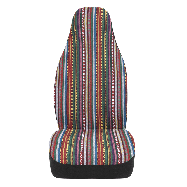 Auto Drive 2 Piece High Back Seat Covers Bohemian Dreams Polyester