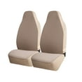 thumbnail image 1 of Auto Drive 2 Piece Starla High Back Seat Covers Jacquard Polyester Tan, Universal Fit, AD081703TAN, 1 of 7