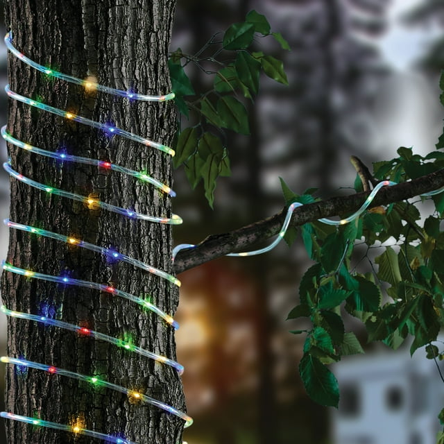 Auto Drive 22 feet Multicolor Flexible LED Clear Mini Rope Lights for