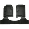 thumbnail image 1 of Auto Drive 3 Piece Black Custom Fit Rubber Truck Floor Mats, 82322WDI, 1 of 10
