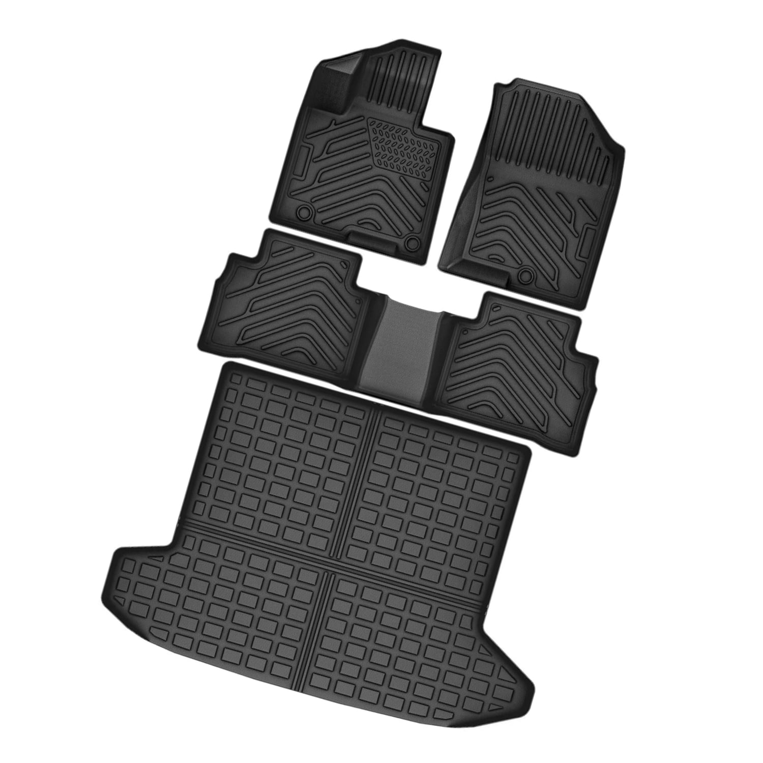 Auto Drive 3 Row Floor Mats compatible with 20202023 2024 Kia